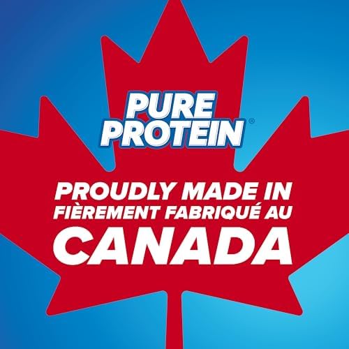 Pure Protein Bars - Nutritious, Gluten Free bar, made with Whey protein blend - low sugar, protein snack. Deliciously satisfying. Made in Canada, Galactic Brownie (Pack of 6) - 3