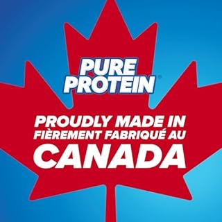 Pure Protein Bars - Nutritious, Gluten Free bar, made with Whey protein blend - low sugar, protein snack. Deliciously satisfying. Made in Canada, Galactic Brownie (Pack of 6)