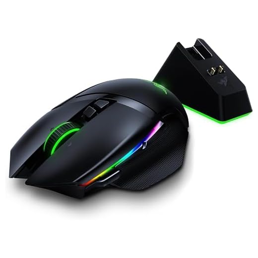 Razer Basilisk Ultimate Souris de Jeu sans Fil avec Socle de Chargement RZ01-03170100-R3G1