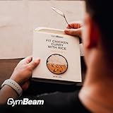 GymBeam FIT Fertigmahlzeit Hähnchen Curry mit Reis - Vollwertige Mahlzeit, hoher Proteingehalt, saftige Hähnchenfilets, mit Kokosmilch und Gemüse, einfach Zuzubereiten, ideal fürs Reisen, 420 g
