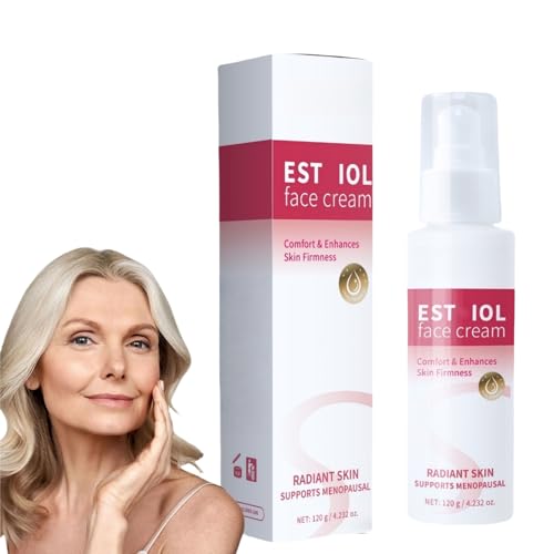 Menopause Face Cream,Estr-iol Face Cream,Menopause Relief Moisturizer,Anti-Aging Night Cream for Firming & Brightening,Night Moisturiser,Menstrual Cycle & Body Balance Support,Hot Flash Relief