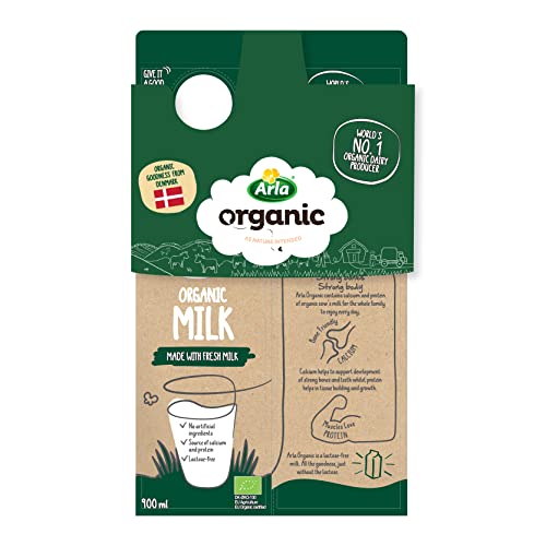 Arla Organic Milk 900ml Twin Pack - Chilled (Lactose Free)