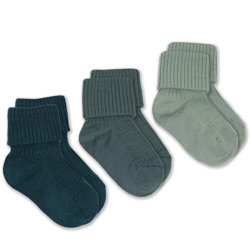 Image of Woolino Wool Baby Socks, Washable Merino Wool Infant Toddler Kids Socks, Newborn to 8 Years (Pack of 3)