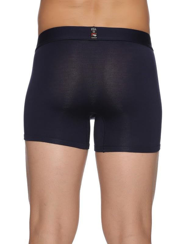 Image of ESSA Men's Ultra Soft Modal Fabric Trunk - Moisture Absorption with 4-Way Stretch | Breathable Contour Pouch | Microfiber Waistband with Spandex | Pack of 5