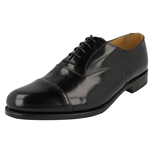 Loake , Herren Oxford, Schwarz - schwarz - Größe: 42