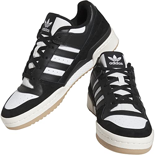 Image of adidas Originals Men Leather Forum Low CL, Casual Shoes, Black, UK-9