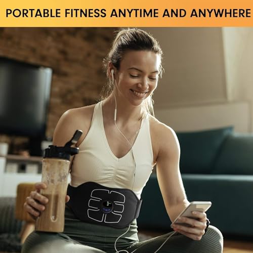 Image of Wireless Abdominal and Muscle Exerciser Training Device Body Massager /6 Pack Abs Simulator Charging Battery /Mart Fitness Abs Maker-W1-UDL6-KEB7 Small Aug