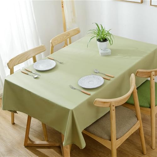 Ciemnoniebieski prostokątny obrus 140 x 220 cm, odporna na plamy bawełna, elegancka dekoracja do jadalni, na wesela, do domu i restauracji, idealny na spotkania 6-8 osób