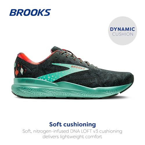 Brooks Brooks Women’s Ghost 16 Neutral Running Shoe - Posy/Sycamore/Fiesta - 5 Medium