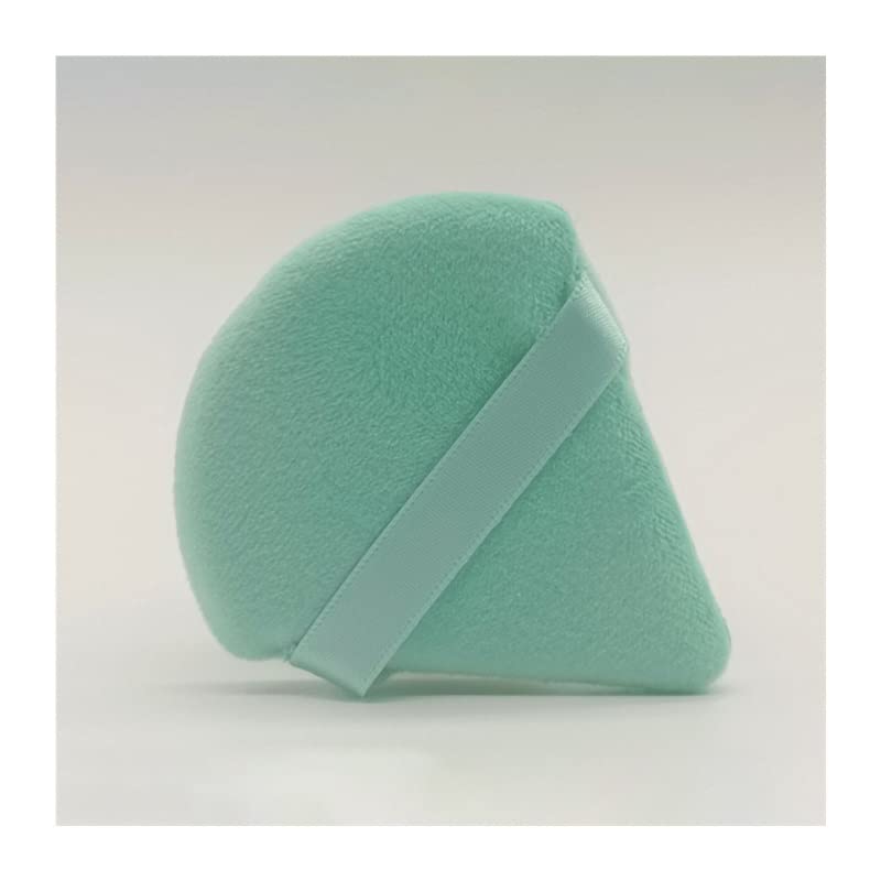 yaoqijie 50 sztuk trójkąt aksamitny puder do pudru mąki do pizzy Mini gąbka do makijażu twarzy kosmetyki zmywalny lekki makijaż puff narzędzia lasting (Color : 50pcs White)