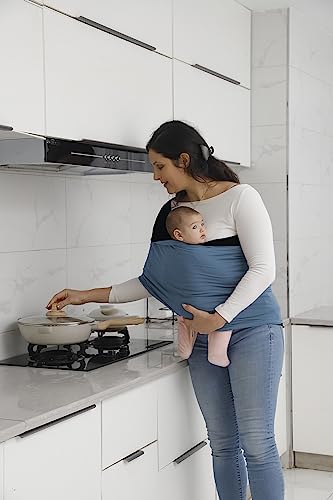 Kloovete Baby Wrap Carrier, Reversible Bonding Comforter, Soft & Stretchy Baby and Infant Sling, Perfect Baby Carrier Wrap Sling for Newborn and Infant up to 35 lbs.