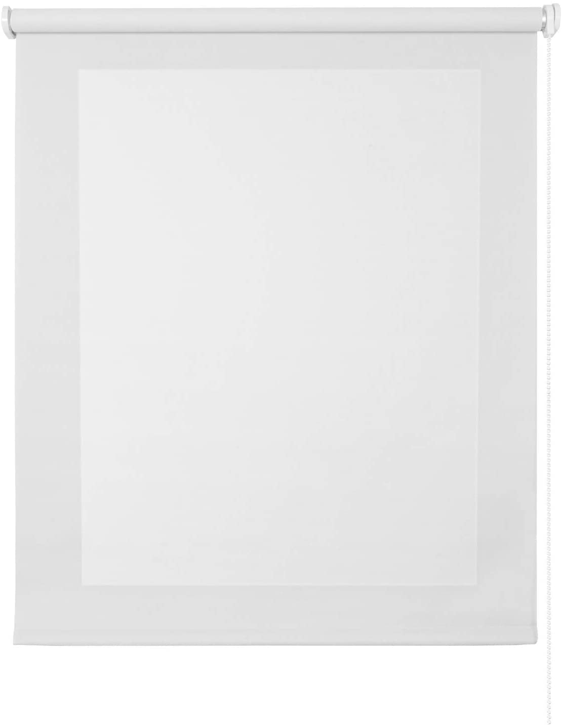 Estoralis | Stannis | Estor Enrollable Diseño Moderno | Tejido Screen 5% Apertura | Blanco Roto | 150 x 180 cm (Ancho/Alto) Tamaño Tela 147 x 175 cm | Estores para Ventanas y Puertas