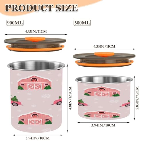 Contenedor hermético para café Qilmy 17oz acero inox miniatura 3