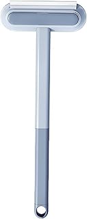 Screen Window Brush, 17.5 Inch x 7.1 Inch Blue Plastic Handle Two-Sided Mesh Cleaner Tool for Glass, Ceramic Tile and Screen Window (1)