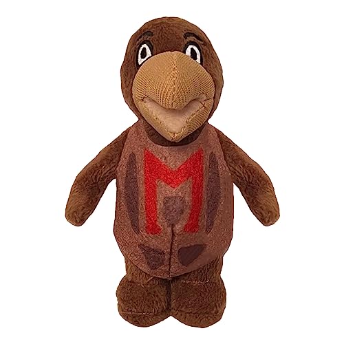 Bobbi-Dobbiez Attachable Plushie University of Maryland Testudo Mascot Attaches to Backpacks Bags Shoes Water Bottles and More