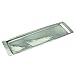 Elegance Stainless Steel Hammered Rectangular Tray, Medium 17.75 by 5.5-Inch, Silver