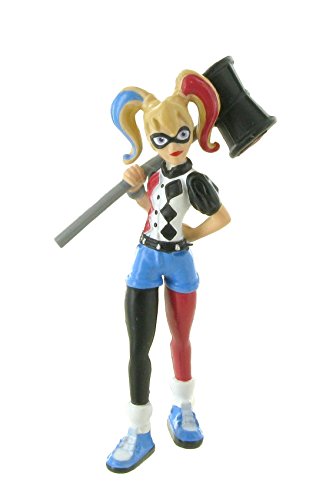 Figuras super heróis meninas, figura Harley Quinn, 9 cm (Comansi Y99114)