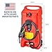 Scepter 14 Gallon Gas Caddy with Electric Fuel Pump, Flo ‘N Go Powered Portable Fuel Tank with Fill-Rite Transfer Pump and 10-Foot Hose for Farm, Marine, Commercial, and Home Use, Red