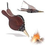 【Ampliamente Aplicable】El estilo retro y el diseño exquisito son una obra de arte para decorar hogares. Puede decorar cualquier chimenea de leña, pared, estante para herramientas de chimenea, lado de la chimenea, estufa de leña, etc. Es hermoso y fácil de usar.