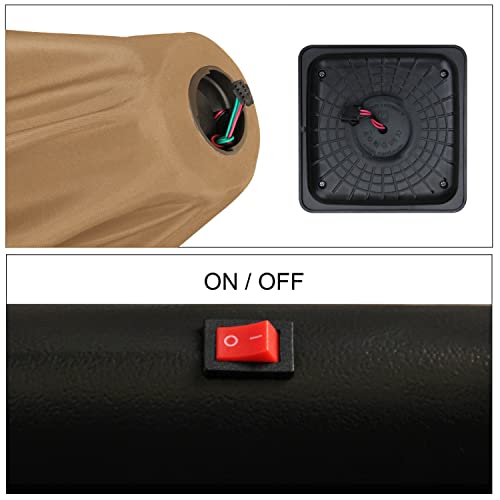 image for Blissun 9 ft Solar Umbrella, 32 LED Lighted Patio Umbrella, Table Mark