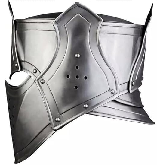Medieval Knight Helmet, LARP Fantasy Armor, Cosplay Reenactment Collectible