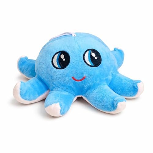 Image of Toy Octopus Plushie Soft Toys for Kids | Plush Soft Toys for Baby Boys and Girls| Best Gift | Octopus Soft Toy for Kids | (Blue) 20 CM