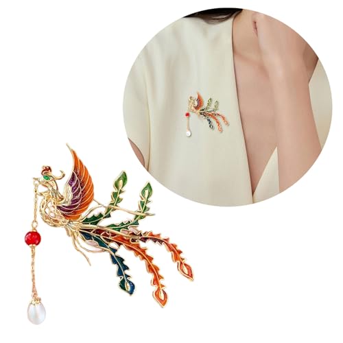 Broche de flores esmaltado para mujer con ramilletes de fiesta y diseños de animales 2