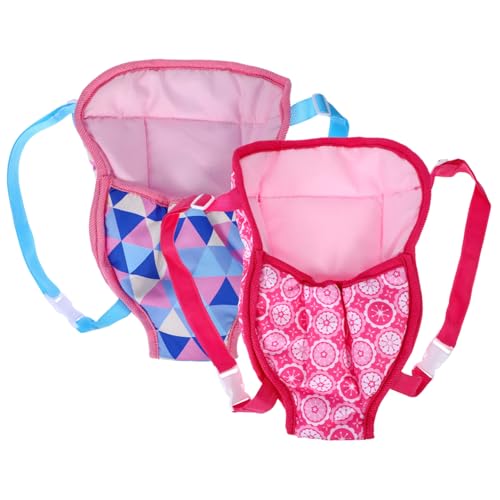UKCOCO 2 Piezas Correas para Muñecas Portabebés para Niñas Diseño Único con Superficie Suave y Bordes Redondeados Accesorios Prácticos y Duraderos para Juguetes de rol