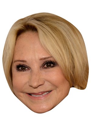 Felicity Kendall Celebrity Cardboard Party Face Mask Fancy Dress