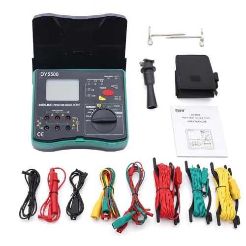 DY5500 4-in-1 Ground Resistance Tester, 20GΩ Insulation Tester