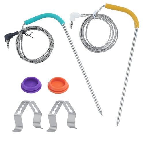 Capteur de température pour grill à granulés avec sonde à viande et joints d'étanchéité