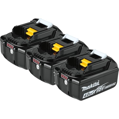 Makita BL1840B-3 Battery 3-pack, 4.0 Ah