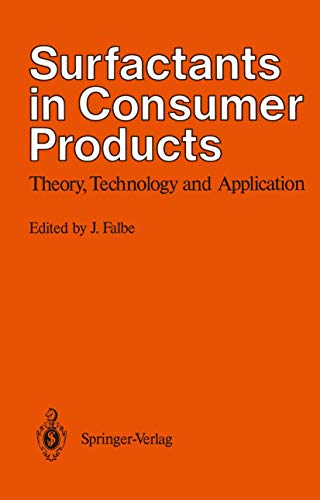 Surfactants in Consumer Products: Theory, Technology and Applicat...
