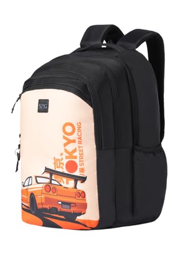 Image of Wildcraft Wiki Thryll 40 Backpack For Boys & Girls | 40 Ltr with Laptop Sleeve, DIY Kit, Rain Cover, and Three Compartments with Padded Shoulders |Best for Books,Stationery & Essentials