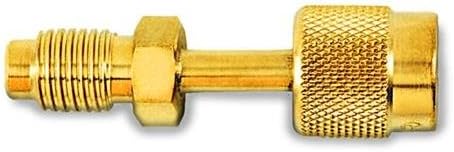 Adapter/Coupler - 1/4" F. Flare Coupler w/Depressor Tip and Seal x 1/2" M. Acme