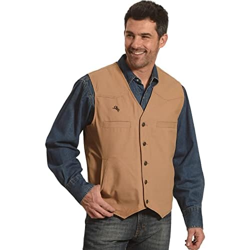 Wyoming Traders Mens Texas Concealed Carry Vest, Tan, X-Large