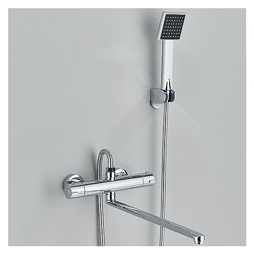 Thermostatic Shower Faucet Mixing Valve Thermostatic Faucet Shower Bathroom Combination Water Mixer...