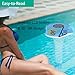 Digital Pool Thermometer – IPX-8 Waterproof Swimming Pool Thermometer Floating Easy Read, Environment-Friendly Solar-Powered Pool Temperature Gauge for Swimming Pools, Spa, Hot Tubs
