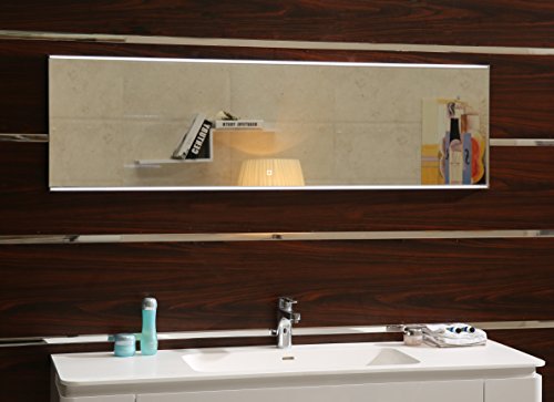 Dr. Fleischmann Badezimmerspiegel Badspiegel Lichtspiegel LED beleuchtet GS112 mit Touch-Schalter kaltweiß IP44 (120 x 60 cm) Dr. Fleischmann Badezimmerspiegel Badspiegel Lichtspiegel LED beleuchtet GS112 mit Touch-Schalter kaltweiß IP44 (120 x 60 cm)