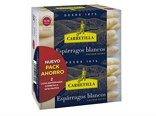 Espárragos blancos muy gruesos 13-16 piezas pack 2 latas 425 g neto escurrido Cover