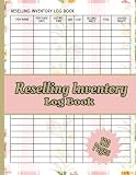 Reselling Inventory Log Book: Organized Inventory & Sales Tracker for Resellers – Record Purchases, Costs, Fees & Profit Margins