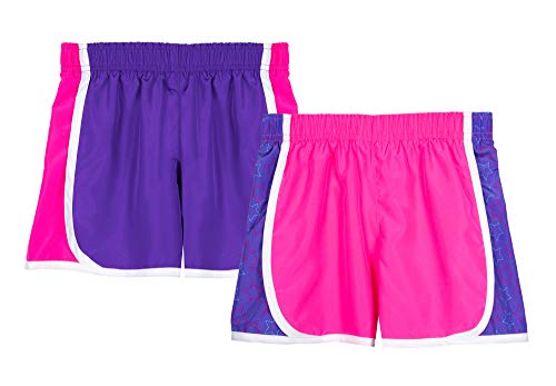 Cheetah Conjunto de 2 shorts esportivos de corrida para meninas, leves, esportivos, esportivos, espo