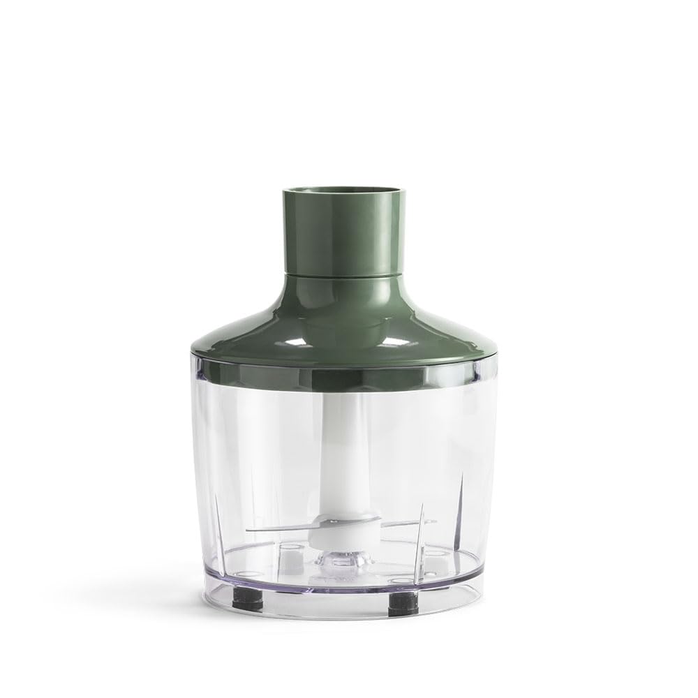 Tognana Iridea Hand Blender whit Beater Whisk, 600 ml tumbler and 500 ml Chopper, Sage Green
