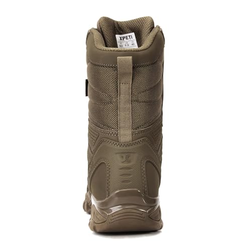 XPETI DUTY Men's X-FORCE 8'' Leather Military Boots Waterproof Tactical Boots3