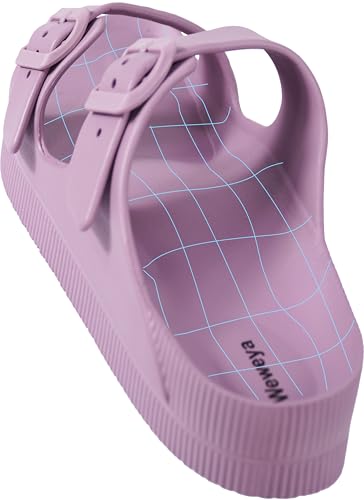 Image of Weweya Platform Sandals Women Arch Support Sandal Buckle Straps Slides