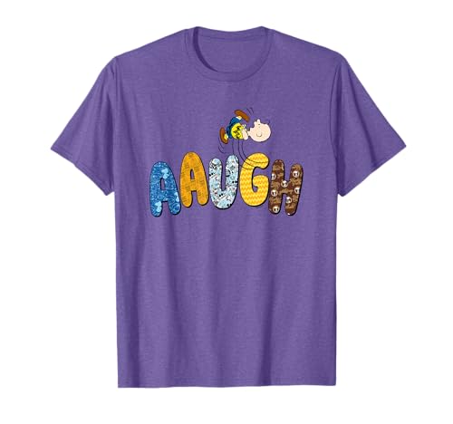 Peanuts - Patrón Aaugh Charlie Brown Camiseta