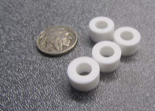 Polypropylene Spacer, Unthreaded, 500 OD x .252 ID x .250 Length, 10 Pcs.