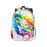 ➤ Matériau : tissu polyester très durable, ligne de finition de haute qualité ; sac à dos élégant léger et unique imprimé pour garçons et filles (enfants de plus de 5 ans), adolescents, convient également pour le collège, le lycée, l'université. C'est également un bon choix pour les hommes et les femmes de bureau