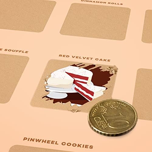 Enno Vatti 100 Baking Ideas Scratch Off Poster  Home Bakers Bucket List (42 x 59.4 cm)