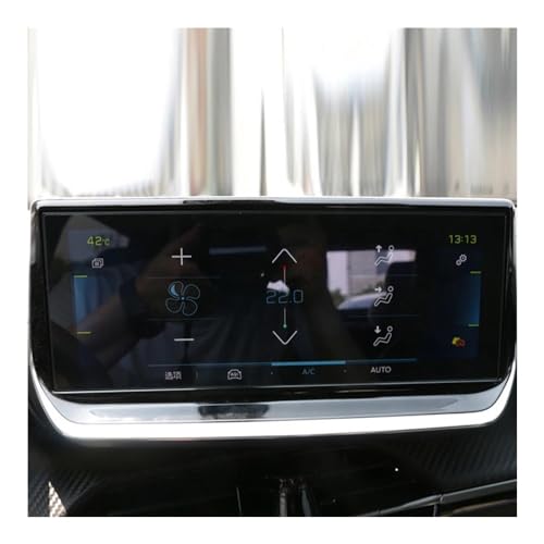 Film protecteur d'écran verre trempé GPS auto Peugeot anti-traces de doigts 7 10 pouces